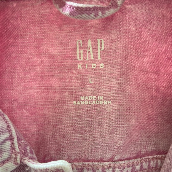 Gap Youth Large Pink Denim Jacket - Picture 3 of 3